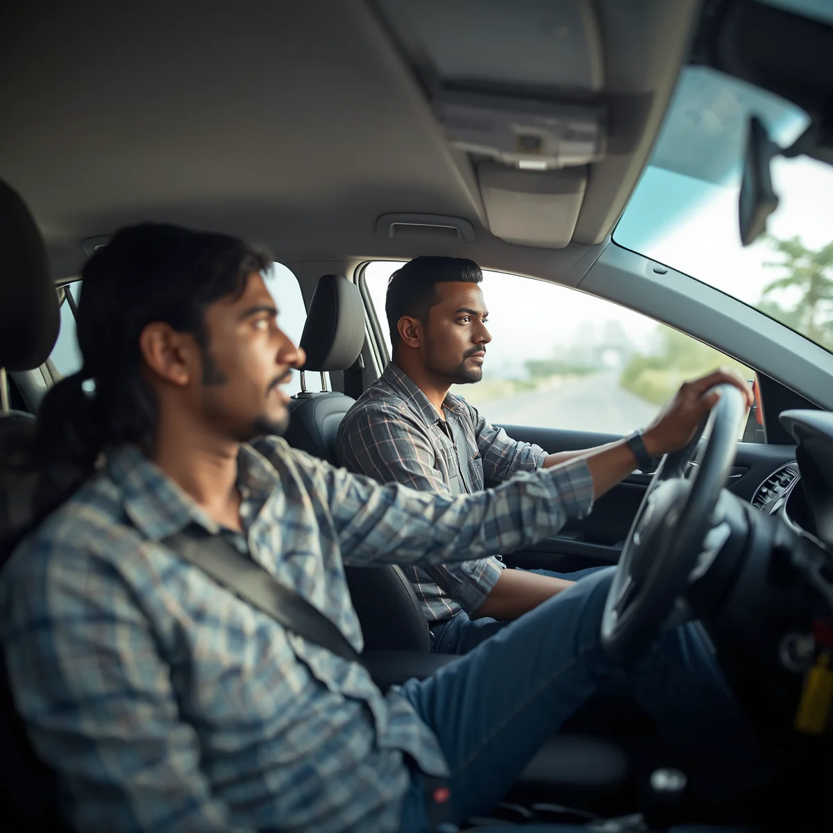 Step DUAL CONTROL practical car driving lessons in Ambattur, Ayanambakkam - Om Sakthi Mangadu Kamatchi Driving School